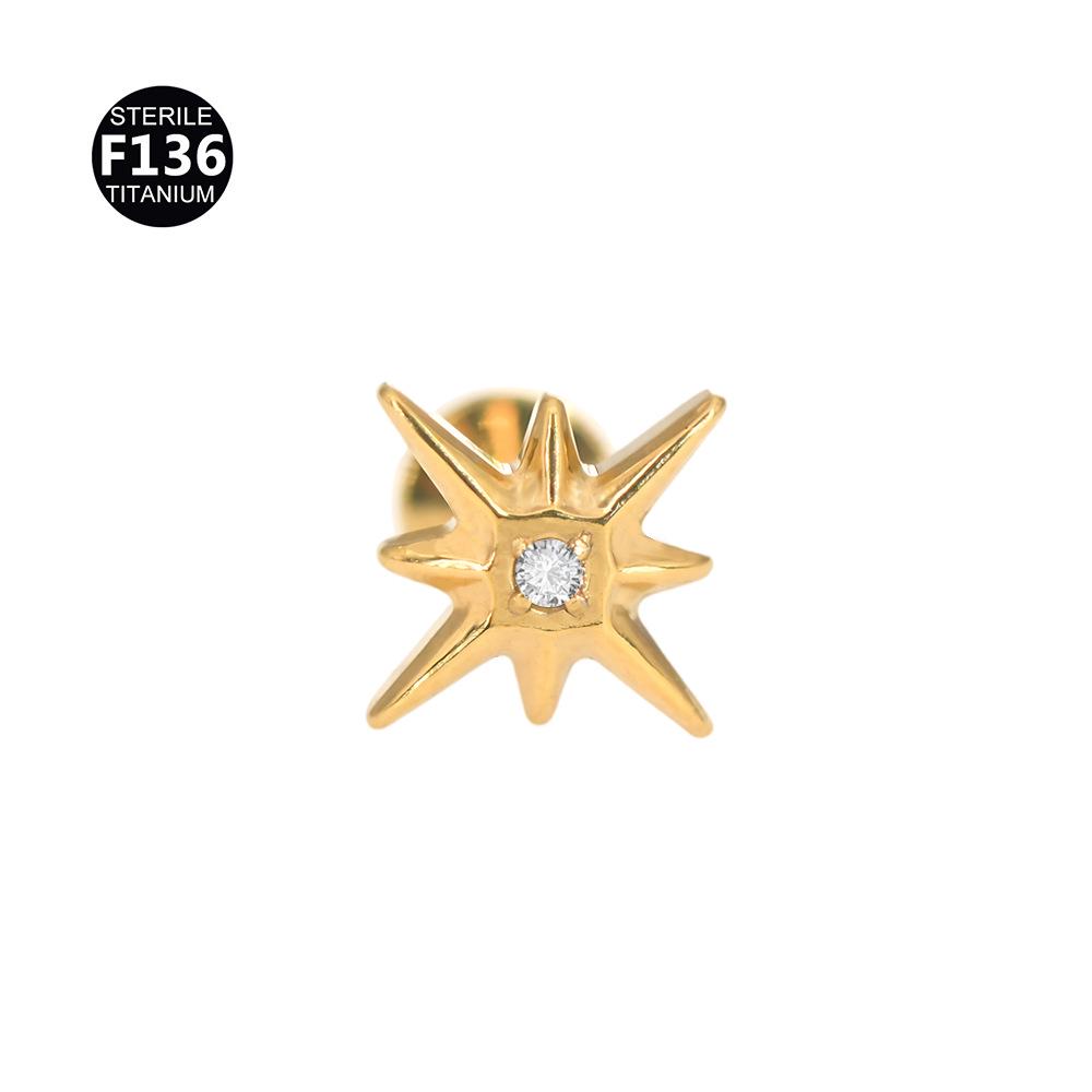 Титановый сплав Сердце и Лис Голубь Хрящ и Трагус Пирсинг Пусеты