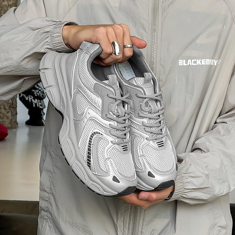 Новая мужская повседневная спортивная обувь сетка платформа мужская обувь модная универсальная обувь для папы мужская YH06