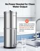 VEVOR Gravity-fed Water Filter System, 5.68L 304 Stainless-Steel Countertop Water Filtration System, Reduces Lead and up to 99% of Chlorine