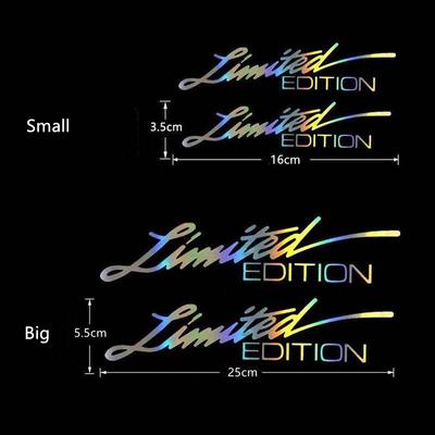 2 шт. наклейки ограниченного выпуска для ремонта автомобилей, мотоциклов, светоотражающие наклейки для YAMAHA, Honda, Suzuki, BMW, Lada, Toyota, Chevrolet, Hyundai