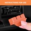 Car OBD Interface Protective Cover Silicone Obd Dust Cover Interior Accessories For Skoda Octavia A5 A7 RS Fabia Superb Rapid bst433