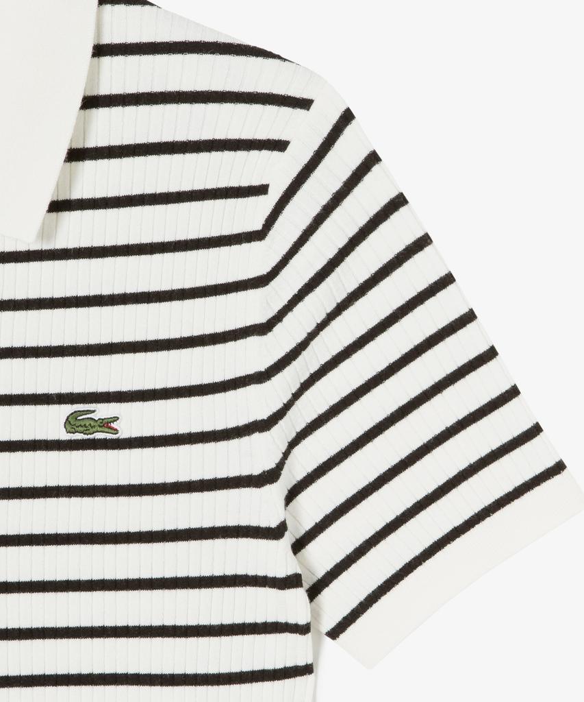LACOSTE Women'S Rib Knit Sweater Polo Shirt Pf530E-56G 70V