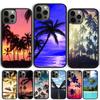 ЧЕХОЛ ДЛЯ ТЕЛЕФОНА С КАЛИФОРНИЙСКИМИ ПАЛЬМАМИ Для iPhone 17 Air 15 16 14 13 12 Pro Max 11 Pro Max Plus Coque Shell