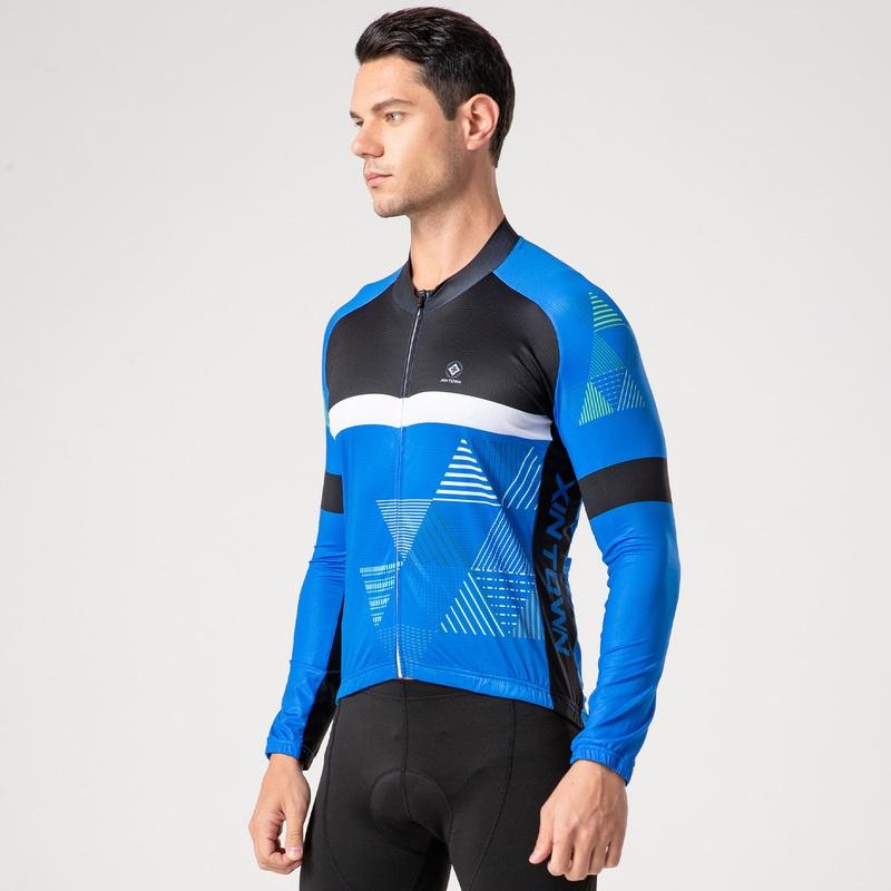 Дышащие велосипедные майки, комплект одежды для велоспорта, быстросохнущая мужская велосипедная одежда с длинными рукавами, костюм, колготки