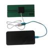 Солнечная панель USB Высокий коэффициент преобразования Зарядное устройство для телефона Компактное Легкое Универсальное 1.8Вт 5В