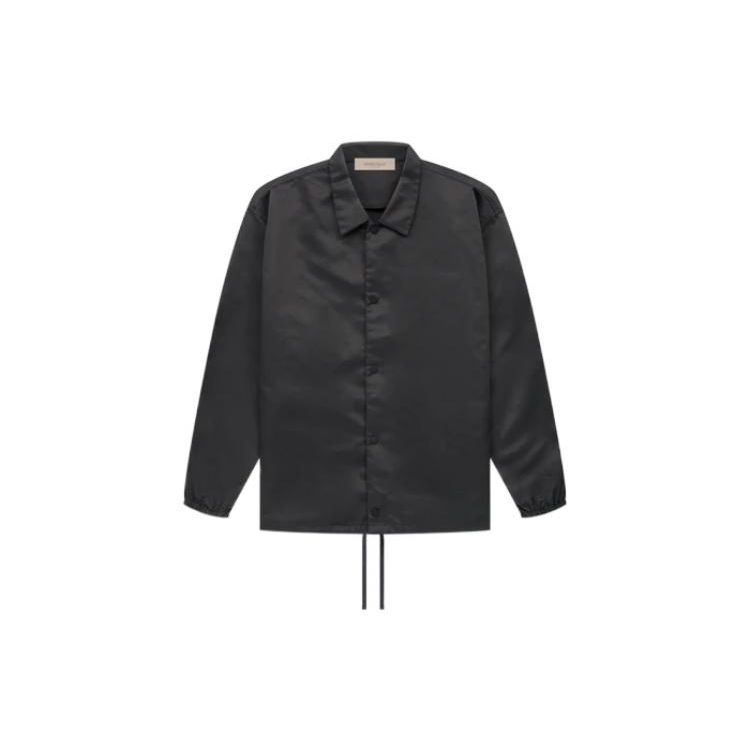 Fear of God Essentials Куртка Coaches SS22 Iron Men Верхняя одежда Черный-Железный FOG-SS22-132