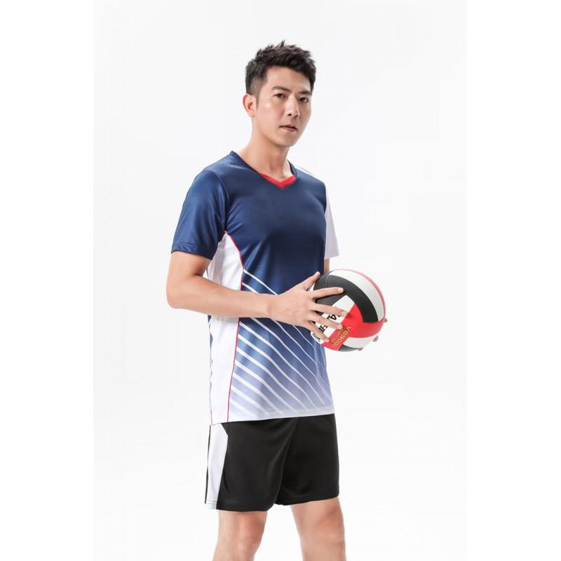 Men Women Short Sleeve Sports Shirts Quick Dry Breathable Volleyball Badminton Tennis Training