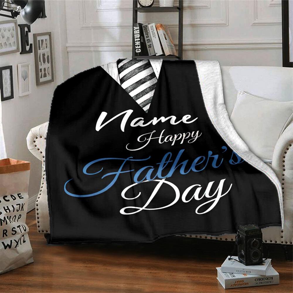 Father'S Day Home Customization Blankets Comfortable Soft Lightweight Multipurpose Blanket For Picnic Sofa Office Bed Living Room Suitable As Gift For
