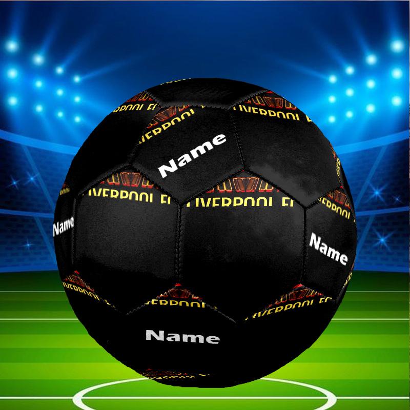 Custom Name Personalized Football team F.C-A Print Size 5 Soccer Ball Training & Match Football, for Team, Kicking, Gift for Football Enthusiasts