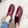 Winter New Cloth Shoes Women's Cotton Shoes Leather Surface Waterproof and Velvet Warm Soft Sole Comfortable