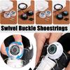 1Pair Adjustable Automatic Buckle Rope Quick Stretching Lock Lazy Laces For Adults Kids
