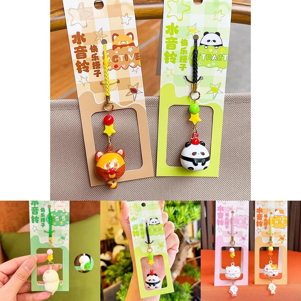 Creative Cartoon Cat Water Sound Bell Keychain For Kids And Teens Gift