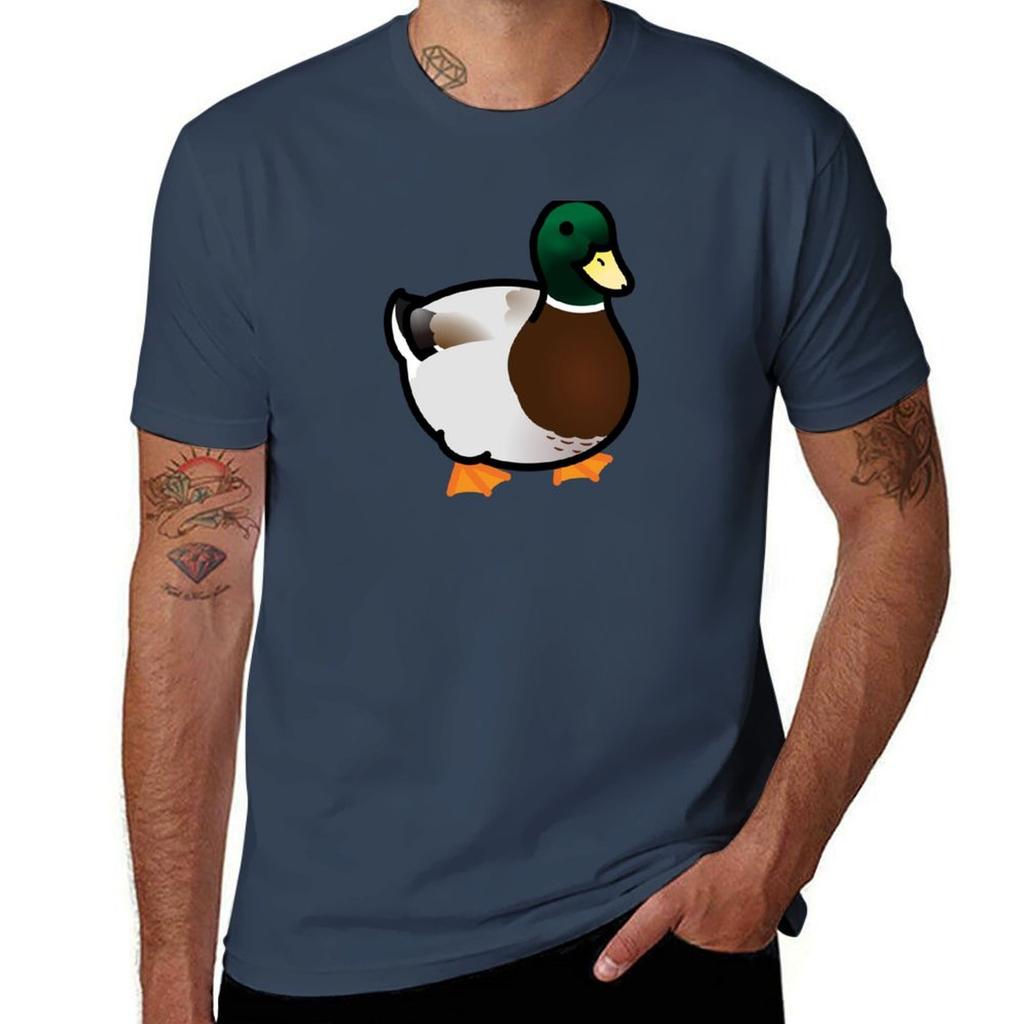 Chubby Mallard Duck Tshirt Sporty Casual Quick Dry Tshirt