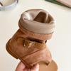 Summer Princess Long Pipe Boots Roman Sandals for Kids Girl Design Ankle Strape Stretch-Satin Flip Flop Girls Shoes I06242