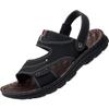 New Hot Sale Men's Sandals Non-slip Genuine Leather Sandals Soft Slippers  Flat For Mens Casual Shoes Sandalias MSA511