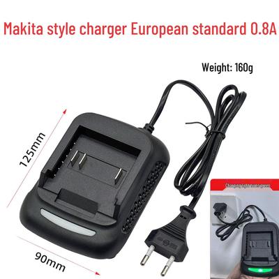 Зарядное устройство Makita-Style 10195 с литиевой батареей для дрелей, стандарт ЕС, 0,8 А