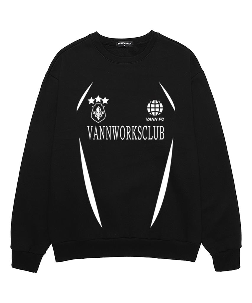Уникальная толстовка VANNWORKS Blockcore (Vls0003) Черно-белый
