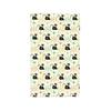 Mid Century Black Atomic Cat with Starbursts Soft Face Towel Quick Dry Pool Bath Cotton Towels Absorbent