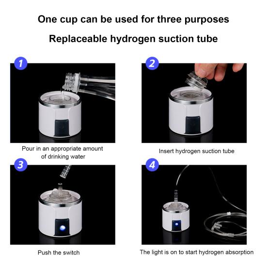 1 комплект, 300 мл, чашка для водородной воды, портативный генератор для бутылок с водородной водой, быстрый электролиз, ионизатор воды для путешествий домой