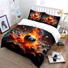 Flaming billiard balls pattern. Bedding sets Duvet cover sets Duvet covers Pillowcases(1 * Duvet Cover 2 * Pillowcases without duvet insert)
