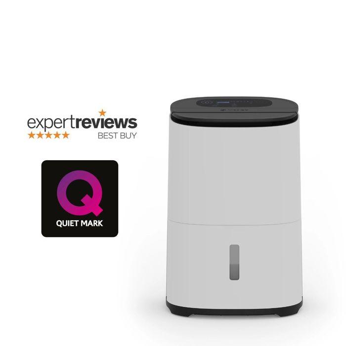 Déshumidificateur MeacoDry Arete® Two 12L, appli mobile, silencieux, filtre HEPA, séchage rapide, faible conso, 1–3 pièces