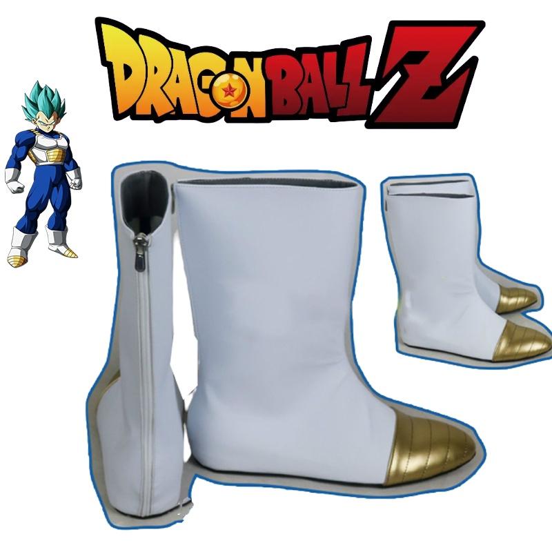 Dragon Ball Z Kai Vegeta White Pu Boots For Cosplay Halloween And Comic Con