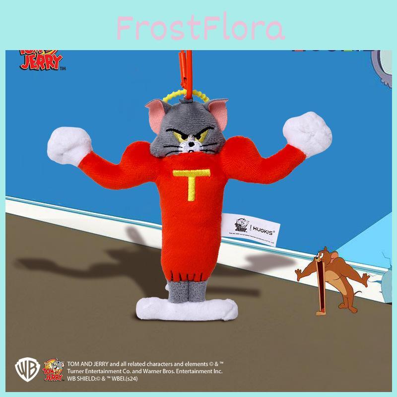 Tom And Jerry Tom Cat Plush Toy Pendant Keyring With Embroidery Design For Gift