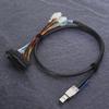 G0502 Внешний жесткий диск Кабель Mini SAS SFF-8644 - SFF-8482 Сервер Компьютерные аксессуары1 метр