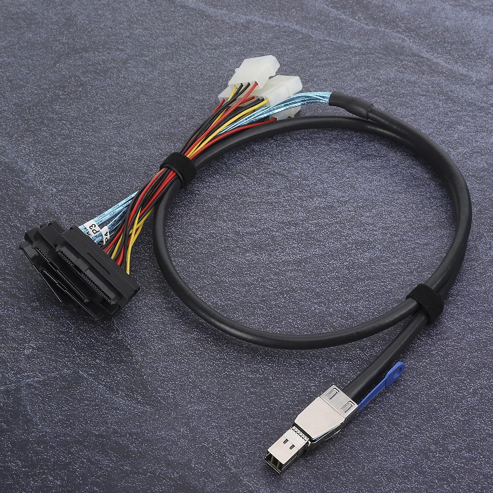 G0502 Внешний жесткий диск Кабель Mini SAS SFF-8644 - SFF-8482 Сервер Компьютерные аксессуары1 метр