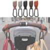 1pcs PU Leather Baby Stroller Hook Accessories Rotatable Baby Car Carriage Hook Magic Stick Hook Pram Pushchair Hanging Hanger