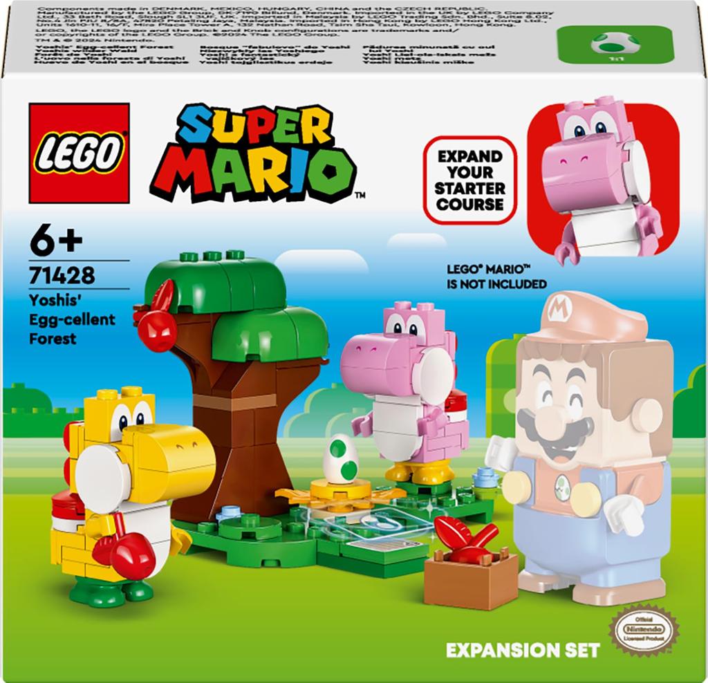 LEGO Super Mario in the Forest Yoshi and Egg Toy Present Birthday Block Educational Christmas Girl Boys Children 6 Years Old 7 Years Old 8 Years