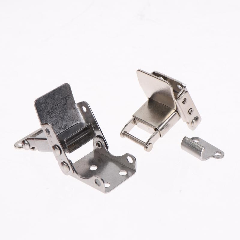Metal Spring Toggle Latch Lock Long Lasting Reliable Buckle Hasp with Screws for Gift Case Jewelry Organizer Cabinet