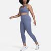 Nike Universal Solid High-Waisted Tight Nine-Point Sports Pants Women Pants Finn-Blue Black DQ5898-491