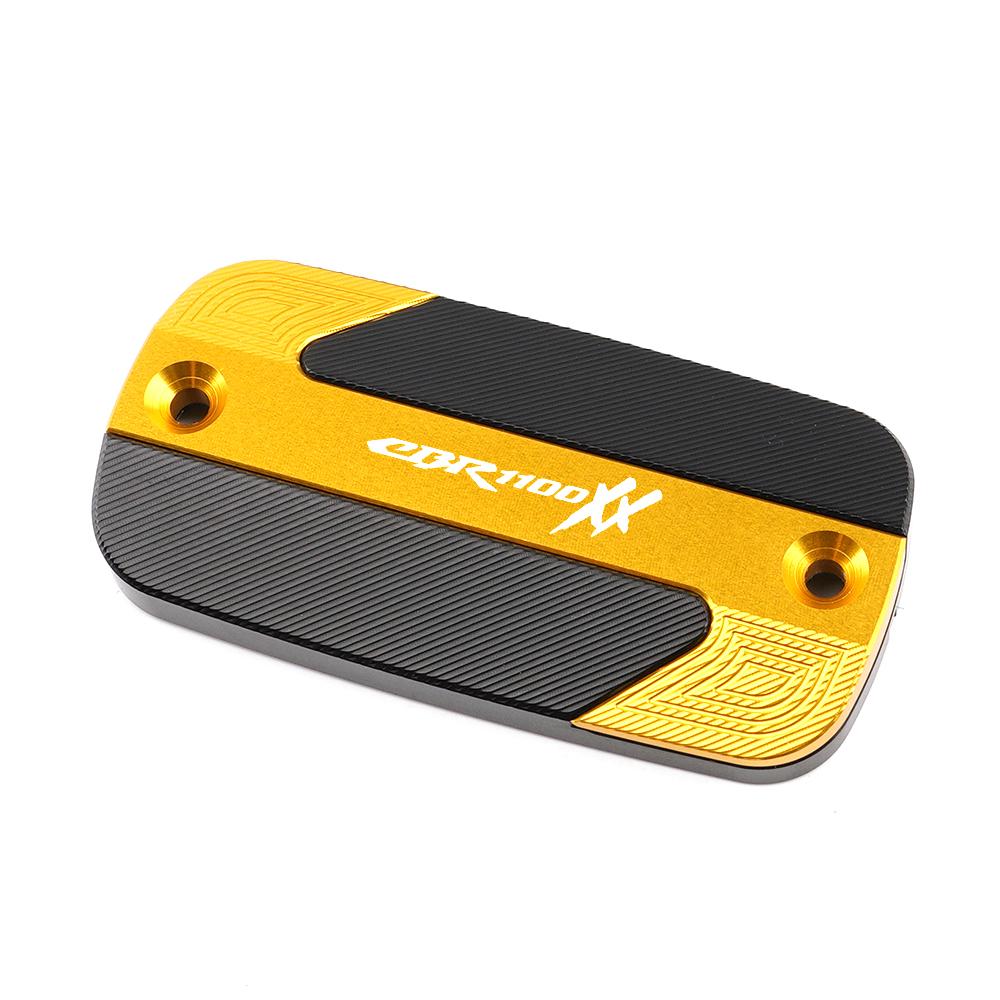 For Honda CBR1100XX 1997-2006 Motorcycle CNC Aluminum Accessories Front Brake Fluid Reservoir Cover Cylinder Oil Tank Cap
