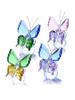 1pc Crystal Butterfly Ornaments Crafts Glass Paperweight Home Wedding Decoration Crystal Butterfly Figurine