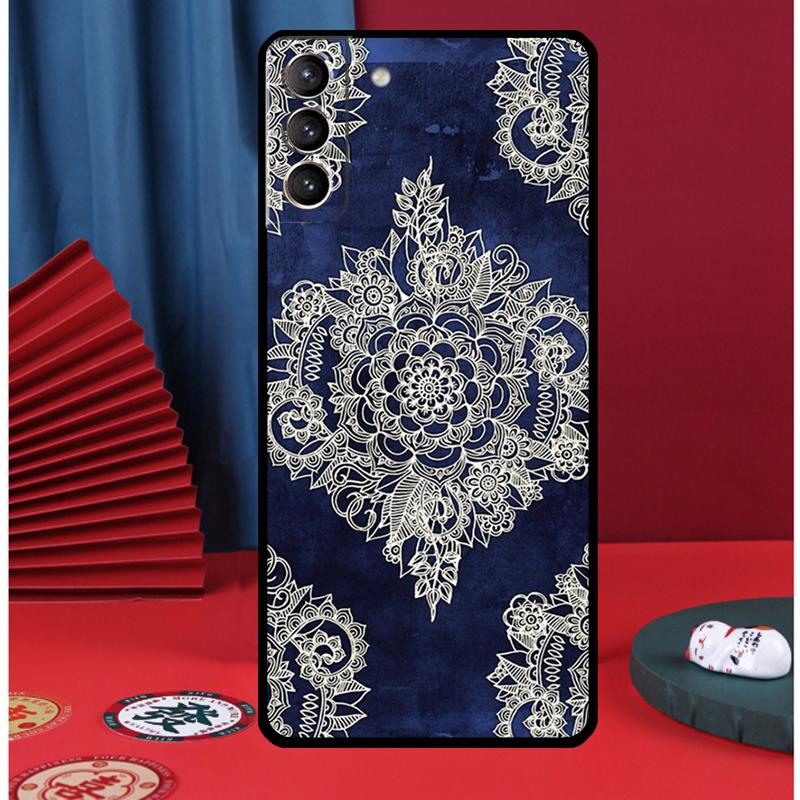Чехол с марокканским узором для Samsung Galaxy S25 S24 Ultra S9 S10 S20 S21 S22 S23 Plus S24 FE Задняя крышка