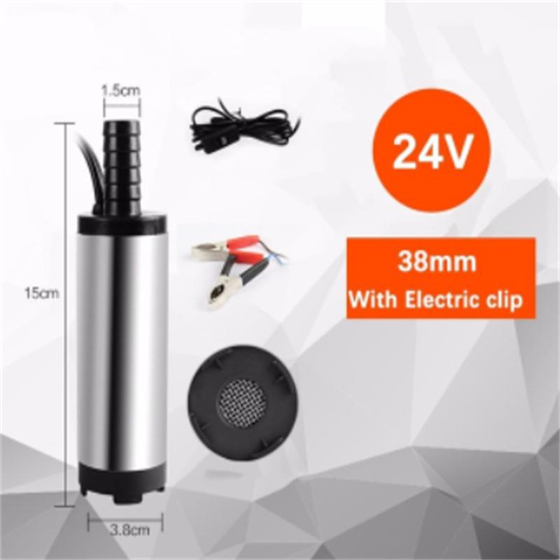 DC 12V 12l/min 38/51MM Electric Submersible Pump For Pumping Diesel Oil Water Fuel Transfer Pump Oil Suction Pump , 12 24 V Volt