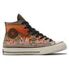 Converse Chuck 70 High 'Holiday Sweater - Orange' (Unisex) Cargo Khaki / Egret / Black Canvas Shoes 172134C