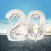 32-дюймовые золотые и серебряные цифровые фольгированные шары для украшения вечеринки - Американский стиль