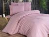 Комплект пододеяльников Yonca 6шт, пододеяльник 200х220, простыня 240х260 хлопчатобумажная ткань, полный размер, двойной размер розовый