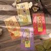 12 ежемесячных климатических цветов Закладка Изысканные Художественные Металлические Закладки с Длинной Цепочкой Кисточкой Студенты Зажим для Книг Инструмент для Чтения