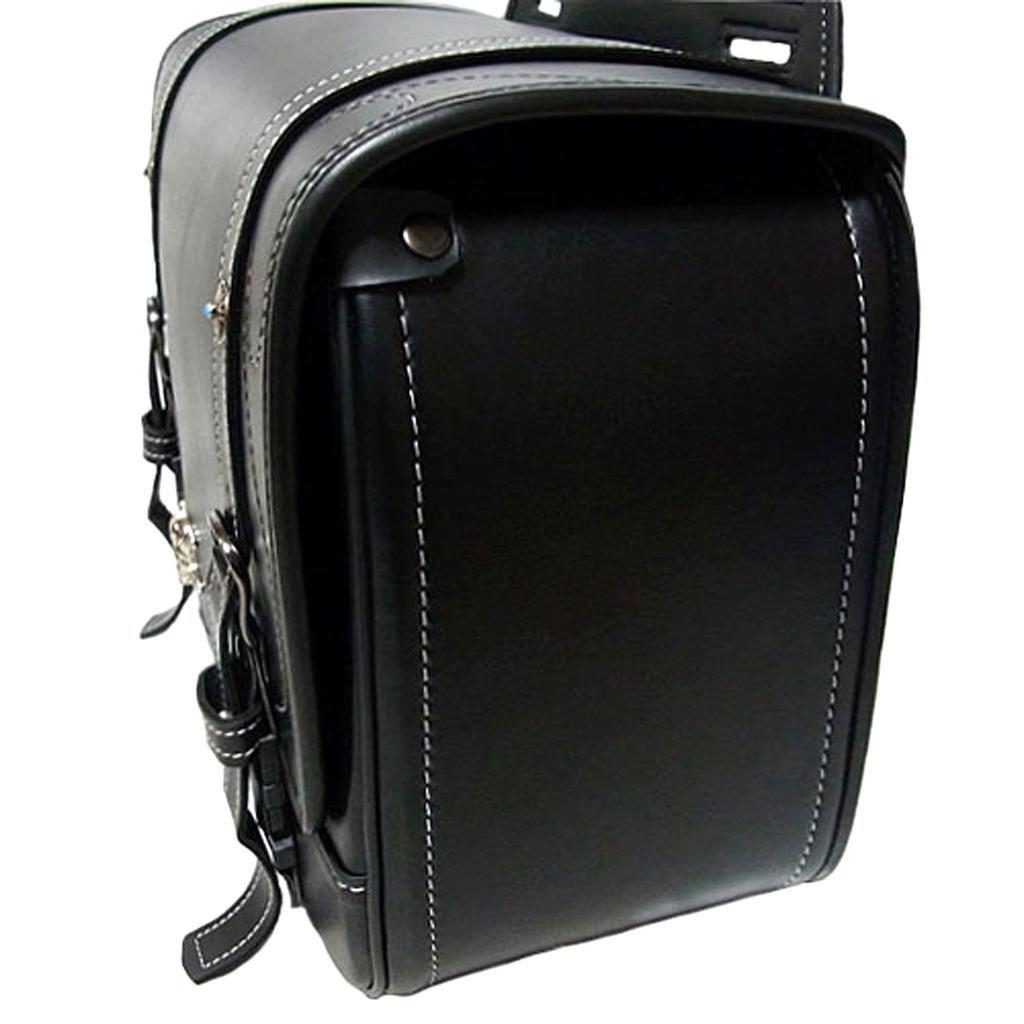 Motorcycle Bag Side Bag SADDLE SINGLE Black [Xross]