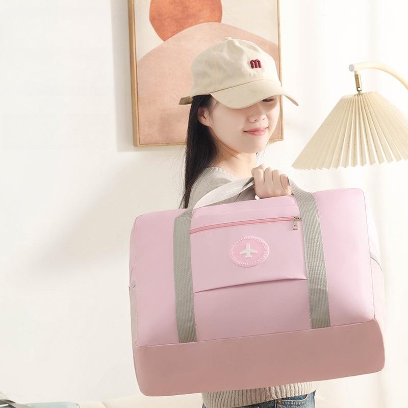 Large Capacity Foldable Travel Bag, Waterproof Portable Handheld Luggage Bag, Storage Bag