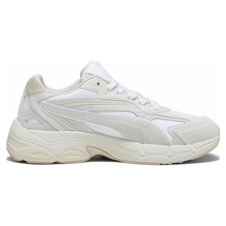 Puma Teveris Nitro Canyons Suede Comfortable Versatile Durable Low-Top Lifestyle Casual Shoes Unisex Casual Shoes White 392912-04