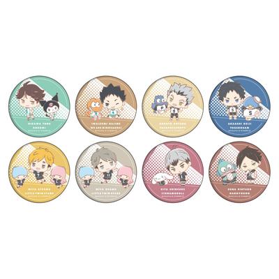 A3 Haikyu x Sanrio Characters 02 Значок-иллюстрация мини-персонажа 65 мм BAT-HIKS-02 Коробка из 8 штук