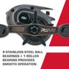 Совместимость с AbuGarcia REVO5, высокая передача SX-HS-L, левосторонняя шина/соль