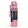 1PC Roots Reggae Band Retro Block Text Print 750ml Portable Sports Water Bottle Leakproof Gym Outdoor Travel Drink Cup