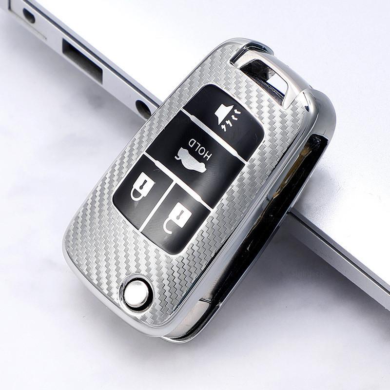 Чехол для ключей из ТПУ с карбоновым узором для Buick Chevrolet Cruze Opel Vauxhall Insignia Astra J Zafira C Mokka Encore, аксессуары