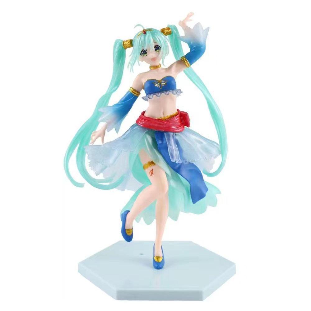 Hatsune Miku Figure Anime Girl Figure Desktop Decor Collectible Doll Present for Fans Future Vocaloid Statue Japanese Kawaii Otaku