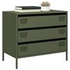 VidaXL Olive Green Buffet 68x39x58.5 Cm Cold-Rolled Steel, Storage Furniture, Kitchen Storage Furniture, Furniture of 851296